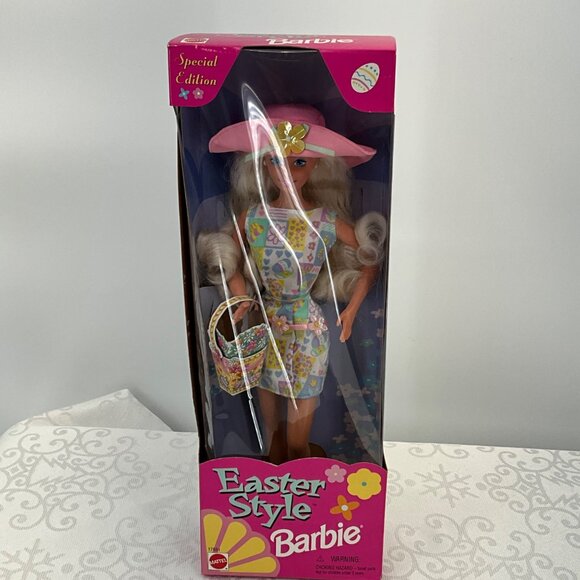 Easter Style Barbie Special Edition Doll In Box #17651 - Picture 1 of 5
